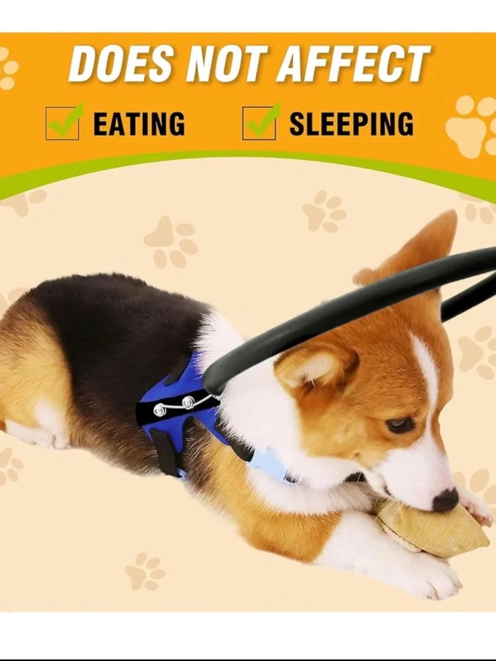 NWT Anti-Collision Halo Harness for Blind Dogs